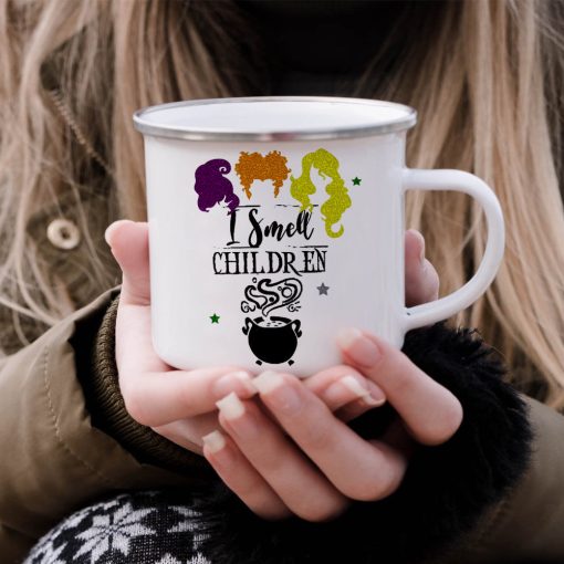 Gearhumans 3D I Smell Children SB Halloween Custom Camping Mug - Image 4