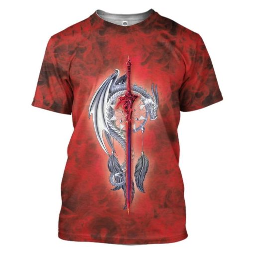 Dragon Dreamcatcher Custom T-Shirts Hoodies Apparel HD-TA0301203 3D Custom Fleece Hoodies T-Shirt S
