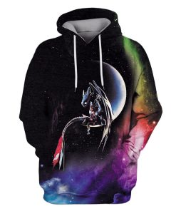 Dreamworks Dragons Custom T-shirt - Hoodies Apparel HD-MV110663 3D Custom Fleece Hoodies Hoodie S 
