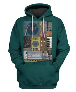 Drum Music Circle Custom T-shirt - Hoodies Apparel HD-GH1106116 3D Custom Fleece Hoodies Hoodie S 