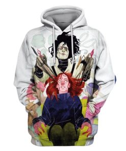 edward scissorhands comic Hoodies - T-Shirts Apparel MV110195 3D Custom Fleece Hoodies Hoodie S 