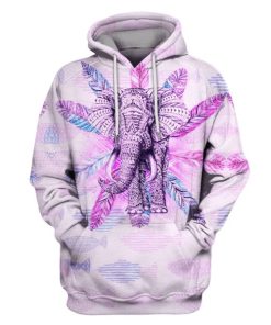 Elephant Hoodies T-Shirt Apparel HP101103 3D Custom Fleece Hoodies Hoodie S 