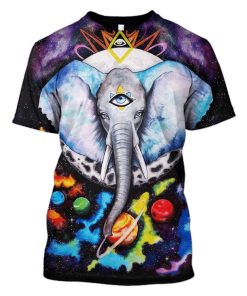 Elephant Hoodies - T-Shirts Apparel WL110117 3D Custom Fleece Hoodies T-Shirt S 