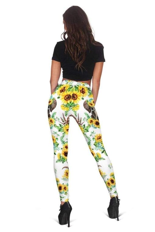 Elephant with flower Full-print Leggings HD-GH20288-LEG Leggings