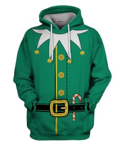 Elf christmas Custom T-shirt - Hoodies Apparel HD-UGL110132 3D Custom Fleece Hoodies Hoodie S 