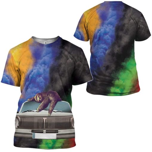 Fast Sloth Custom T-Shirts Hoodies Apparel MV-TA0102204 3D Custom Fleece Hoodies