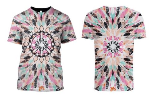 Feathers and Butterfly Hoodies T-Shirt Apparel HP101121 3D Custom Fleece Hoodies