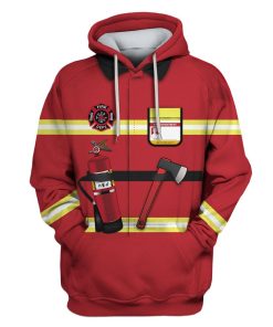 Firefighter Suit Custom Hoodies Apparel HD-GH110498 3D Custom Fleece Hoodies Hoodie S 