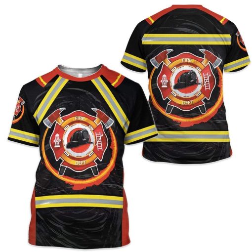 Fireman T-Shirts Hoodies Apparel HD-QM0801203 3D Custom Fleece Hoodies