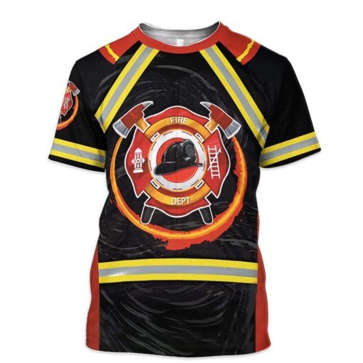 Fireman T-Shirts Hoodies Apparel HD-QM0801203 3D Custom Fleece Hoodies T-Shirt S