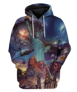 Freedom Custom T-Shirts Hoodies Apparel HD-AT1312193 3D Custom Fleece Hoodies Hoodie S 