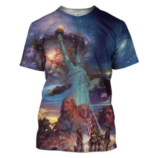 Freedom Custom T-Shirts Hoodies Apparel HD-AT1312193 3D Custom Fleece Hoodies T-Shirt S