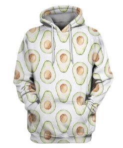 Fresh Avocados Hoodies - T-Shirts Apparel FRU110101 3D Custom Fleece Hoodies Hoodie S 