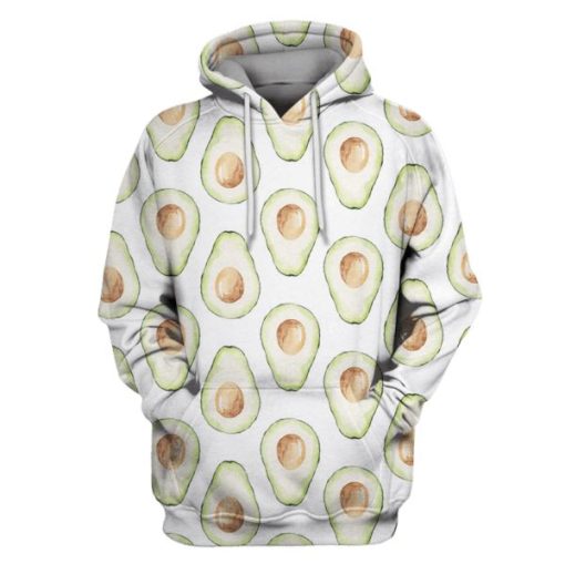 Fresh Avocados Hoodies - T-Shirts Apparel FRU110101 3D Custom Fleece Hoodies Hoodie S