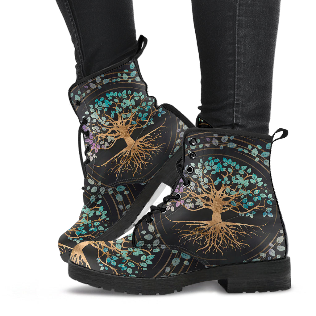 Gearhumans Tree Of Life Leather Boots 3 Gearhumans Tree Of Life Leather Boots - Image 2