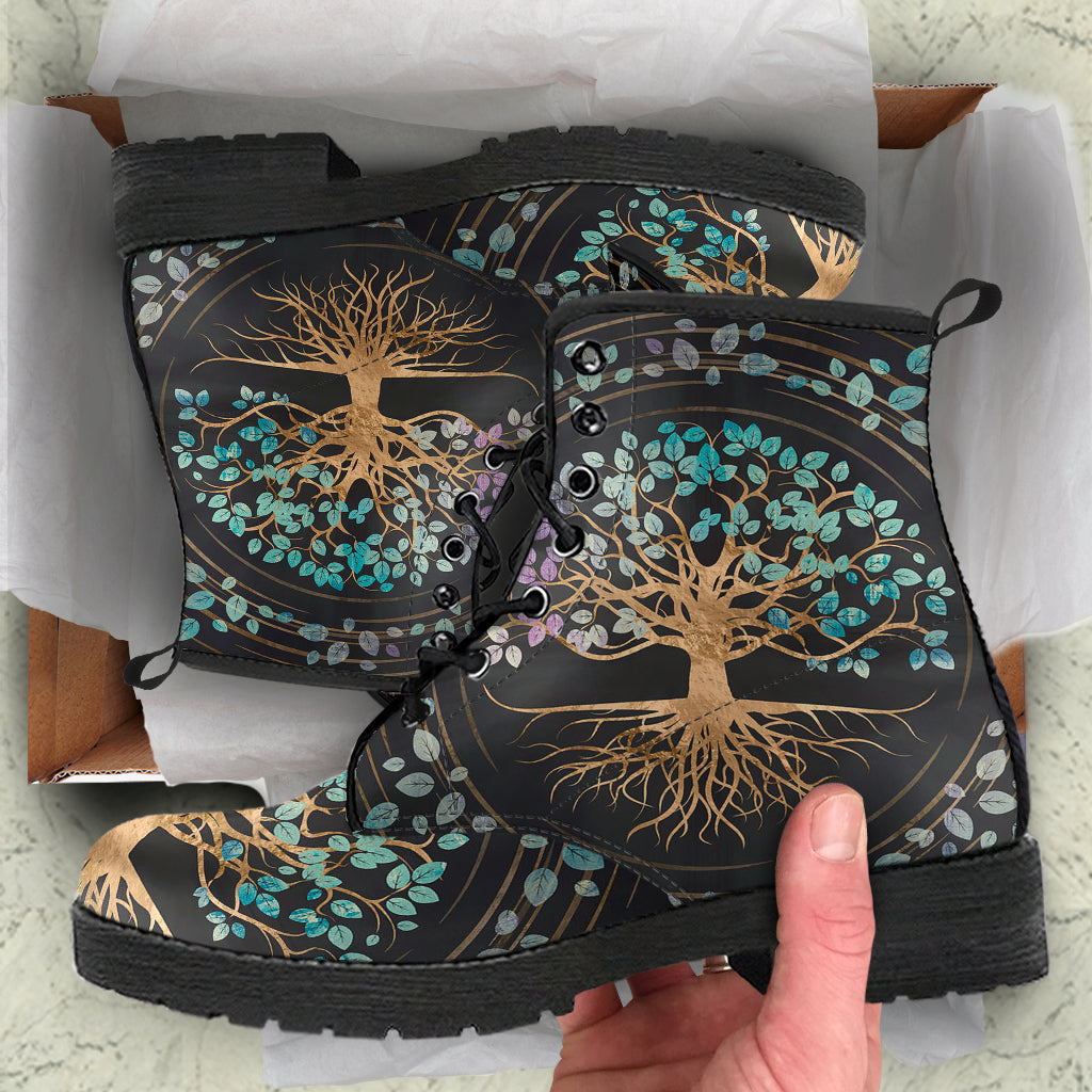 Gearhumans Tree Of Life Leather Boots 6 Gearhumans Tree Of Life Leather Boots - Image 5