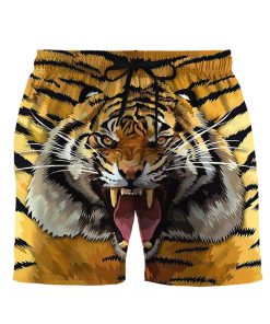 Gearhumans 3D Tiger Roar Custom Men Shorts