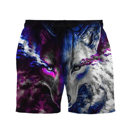 Gearhumans 3D Fantasy Wolf Custom Hawaii Shirt - Image 8