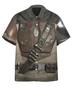 Gearhumans 3D The Mandalorian Custom Short Sleeve Shirt