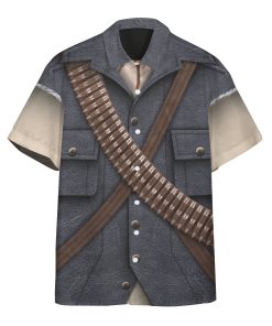 Gearhumans s 3D John Marston Custom Short Sleeve Shirt