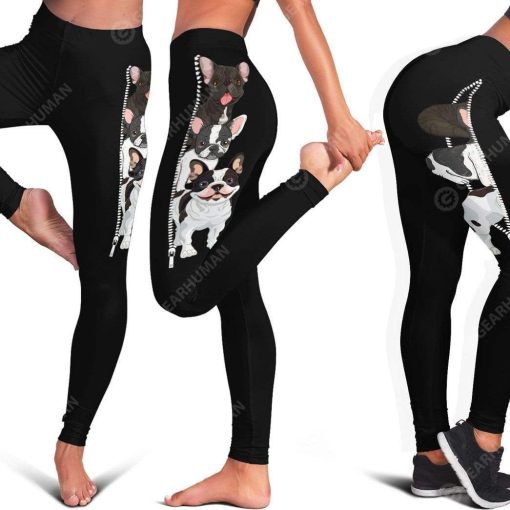 Gearhumans Full-print Leggings Bulldog 5 Full-print Leggings Bulldog HD-GH0281907-LEG Leggings
