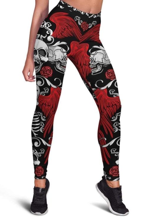 Full-print Leggings Skull HD-GH21091-LEG Leggings Leggings S