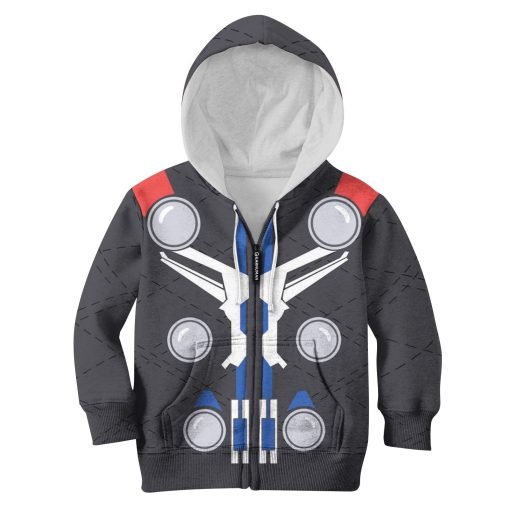 Funny Kid Custom Hoodies T-shirt Apparel HD-MV110224K kid 3D apparel Kid Zip Hoodie S/6-8