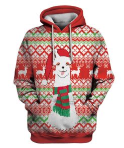 Funny Ugly Merry Christmas Custom T-shirt - Hoodies Apparel HD-UGL110161 3D Custom Fleece Hoodies Hoodie S 