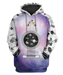 Galaxy Guitar Custom T-shirt - Hoodies Apparel HD-GH20007 3D Custom Fleece Hoodies Hoodie S 
