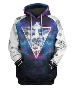 Galaxy UFO Custom T-shirt - Hoodies Apparel HD-GH20001 3D Custom Fleece Hoodies Hoodie S 