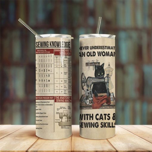 GB07124- Gearhuman 3D Sewing Knowledge Custom Tumbler GB07124 Tumbler