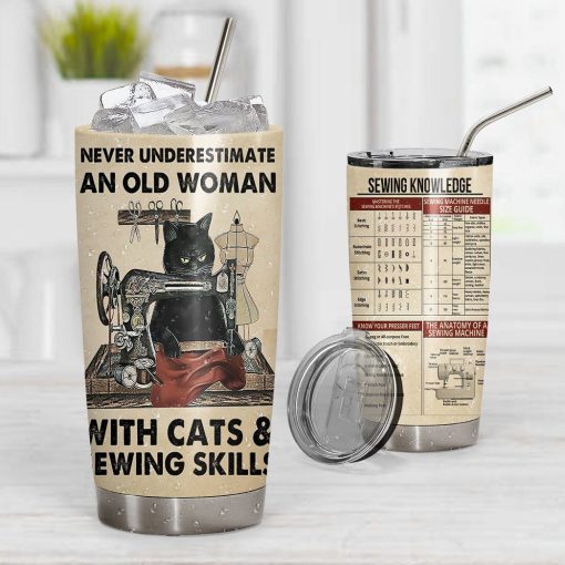 GB07124- Gearhuman 3D Sewing Knowledge Custom Tumbler GB07124 Tumbler