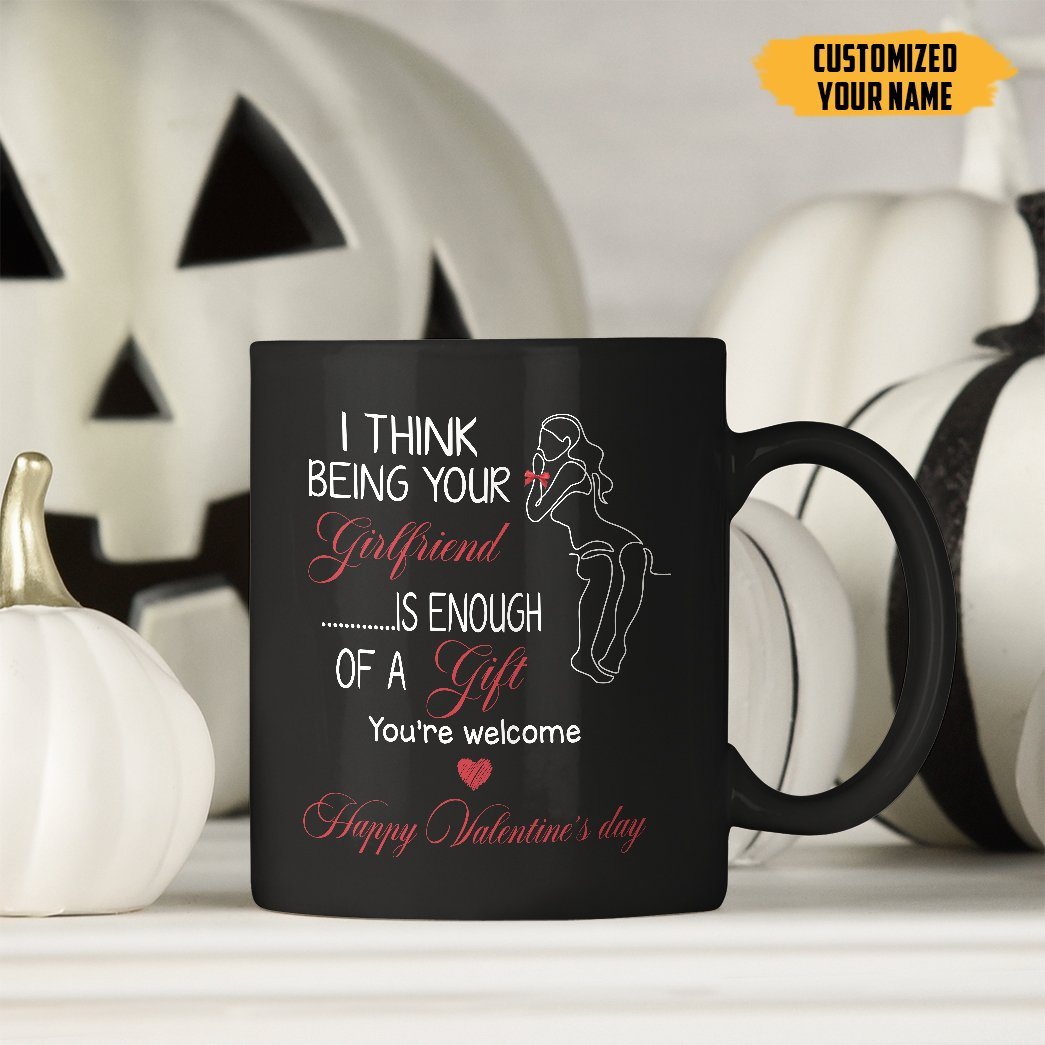 Gearhumans GearHuman 2D Being Your Girlfriend Personalized Mug 1 GearHuman 2D Being Your Girlfriend Personalized Mug GR110114 Mug 11oz'
