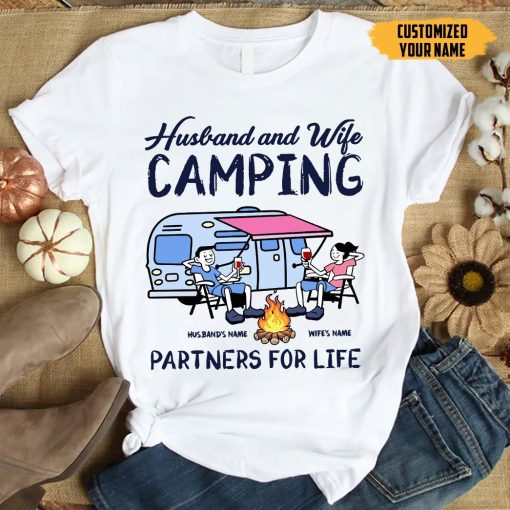 Gearhuman 2D Camping Customized Name Shirt GL17121 2D Shirt