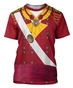 Gearhuman 3D 6th Foot Officer Grenadier Company Custom Tshirt Apparel GV190814 3D T-shirt T-Shirt S 