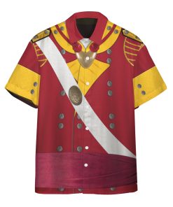 Gearhuman 3D 6th Foot Officer Grenadier Custom Short Sleeve Shirt GV171143 Short Sleeve Shirt Short Sleeve Shirt S 