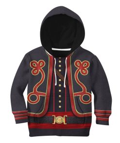 Gearhuman 3D 9th New York Volunteer Hawkins Zouaves Custom Kid Hoodie Apparel GN1011202 Kid 3D Apparel Kid Hoodie S'