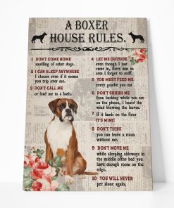 Gearhuman 3D A Boxer House Rules Canvas GK04023 Canvas 1 Piece Non Frame M