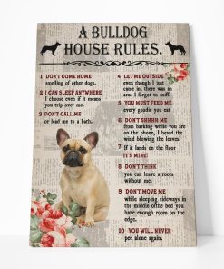 Gearhuman 3D A Bulldog House Rules Canvas GK040225 Canvas 1 Piece Non Frame M