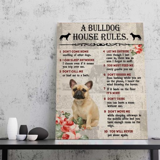 Gearhuman 3D A Bulldog House Rules Canvas GK040225 Canvas