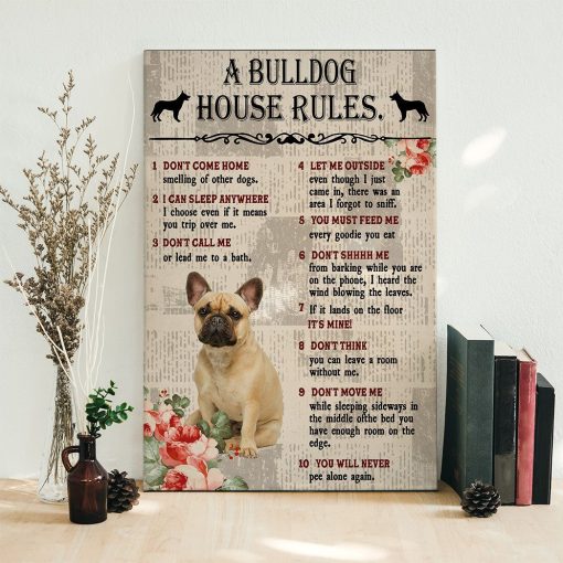 Gearhuman 3D A Bulldog House Rules Canvas GK040225 Canvas