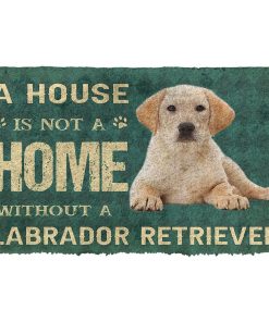 Gearhuman 3D A House Is Not A Home Labrador Retrievers Dog Doormat GV290117 Doormat Doormat S(15,8''x23,6'')