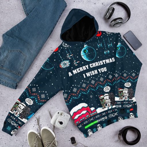 Gearhuman 3D A Merry Christmas I Wish You Custom Tshirt Hoodie Apparel CW29106 3D Apparel