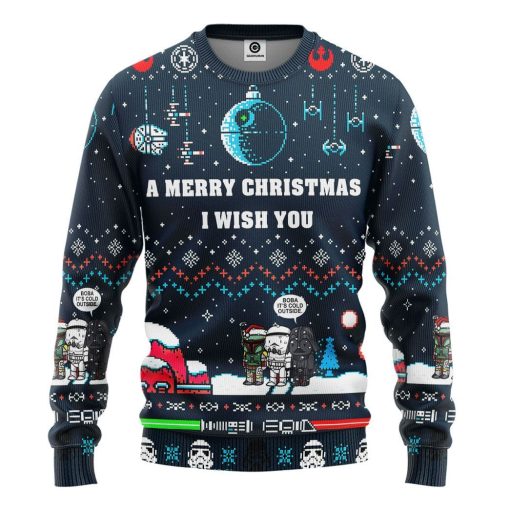 Gearhuman 3D A Merry Christmas I Wish You Custom Tshirt Hoodie Apparel CW29106 3D Apparel Long Sleeve S
