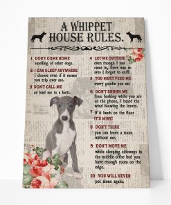 Gearhuman 3D A Whippet House Rules Canvas GK040234 Canvas 1 Piece Non Frame M