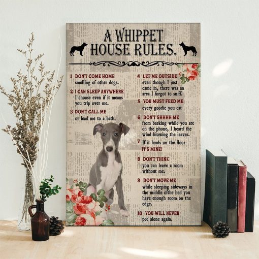 Gearhuman 3D A Whippet House Rules Canvas GK040234 Canvas