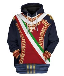 Gearhuman 3D Agust??n de Iturbide Custom Hoodie Apparel GV07091 3D Custom Fleece Hoodies Hoodie S 