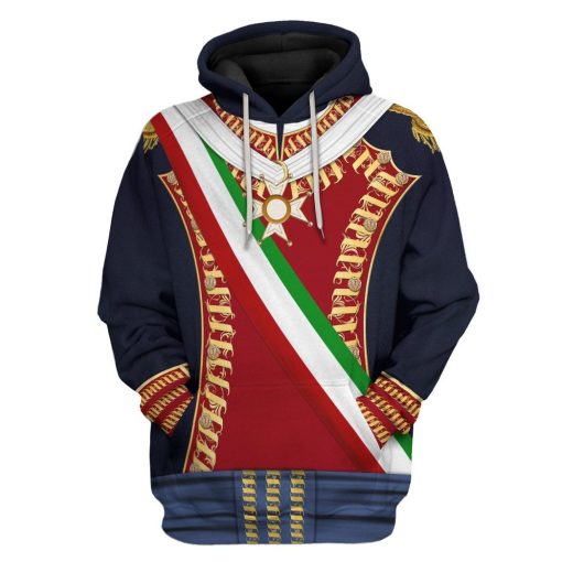Gearhuman 3D Agust??n de Iturbide Custom Hoodie Apparel GV07091 3D Custom Fleece Hoodies Hoodie S