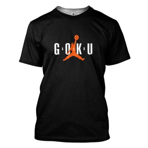 Gearhuman 3D Air Goku Custom Tshirt Apparel GN26089 3D T-shirt T-Shirt S