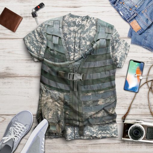 Gearhuman 3D AIRBORNE UNIFORM Custom Name Tshirt Hoodie Appreal CK19117 3D Apparel